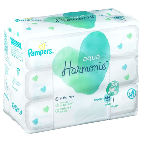 Pampers Harmonie Aqua Baby Wet Wipes